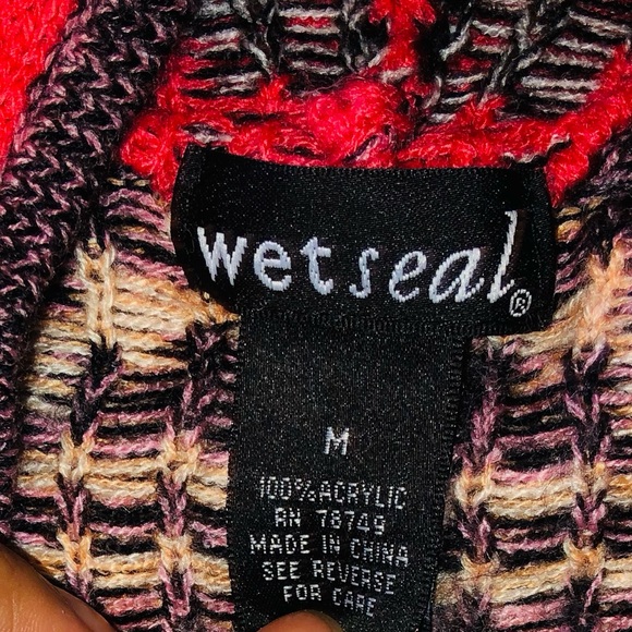 WETSEAL HOODED LONG CARDIGAN SWEATER - Picture 3 of 6